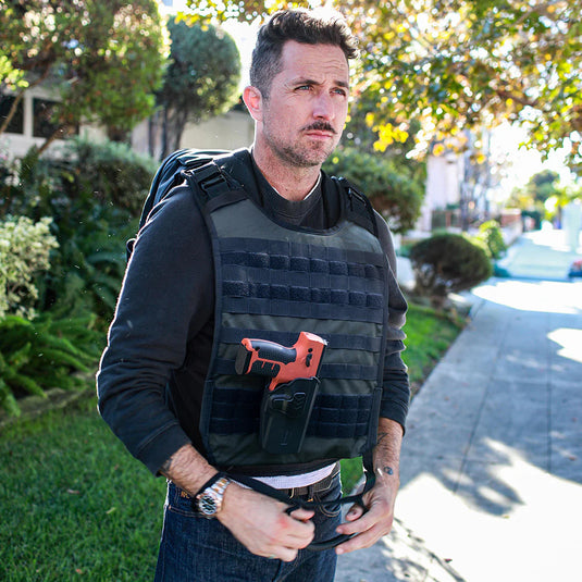 Byrna Ballistipac III+ Tactical Backpack – Level III+ Armor (Gray)
